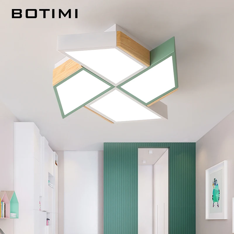 BOTIMI 220V светодиодный потолочный светильник в форме ветряной мельницы для гостиной Lamparas de techo спальня для мальчиков потолочная лампа для комнат Luminare
