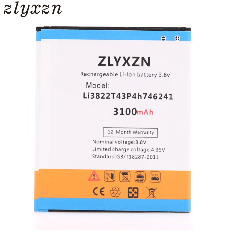 

3100mAh Li3822T43P4h746241 for ZTE Blade A465 A475 ZTE Blade L4 Pro / TWM Amazing X3s Cell Phone Battery