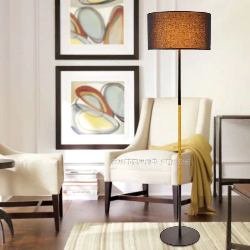 

New Black White Indoor Floor Lamps Modern Attractive Living Room Fashional Floor Hotel Lighting Bedside Floor Lamps For Bedroom