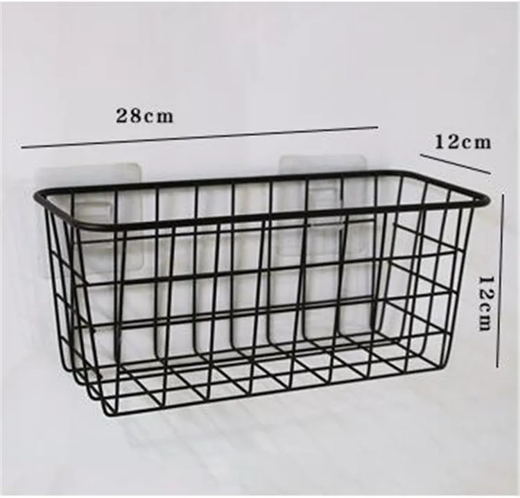 ZIDUKE Высокое качество бытовой Железный художественный японский стиль Органайзер настенный или стоячий Тип Sundries еда корзина для хранения
