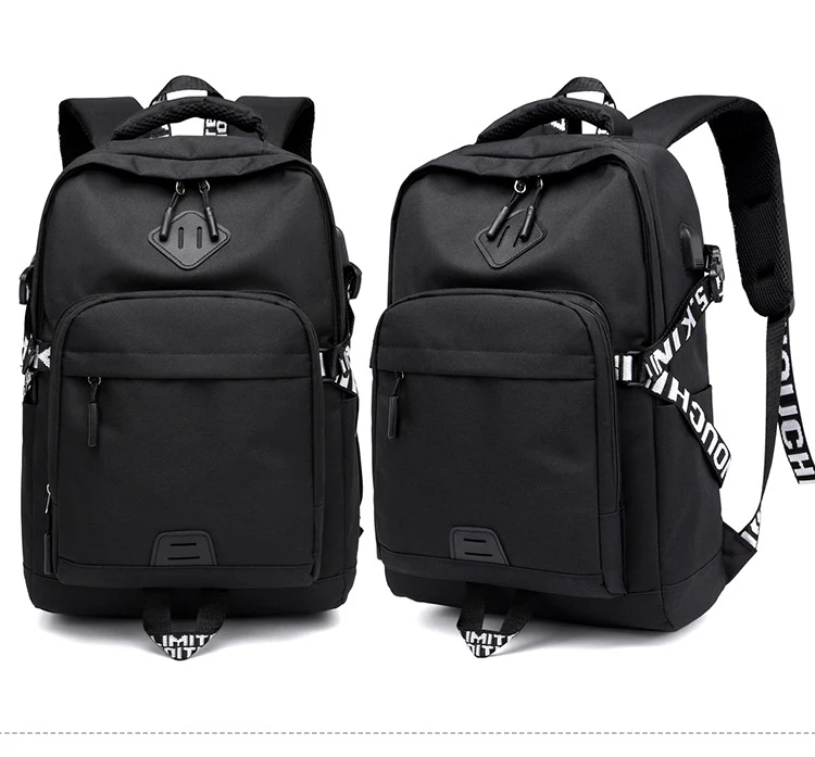 Мужской женский рюкзак для ноутбука с usb зарядкой, модный многофункциональный Оксфордский повседневный рюкзак для ноутбука, школьные дорожные сумки, мужские сумки