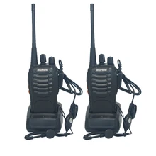 2 шт./лот baofeng BF-888S Walkie talkie двухстороннее Радио BF 888s UHF 400-470MHz 16CH рация радио приемопередатчик