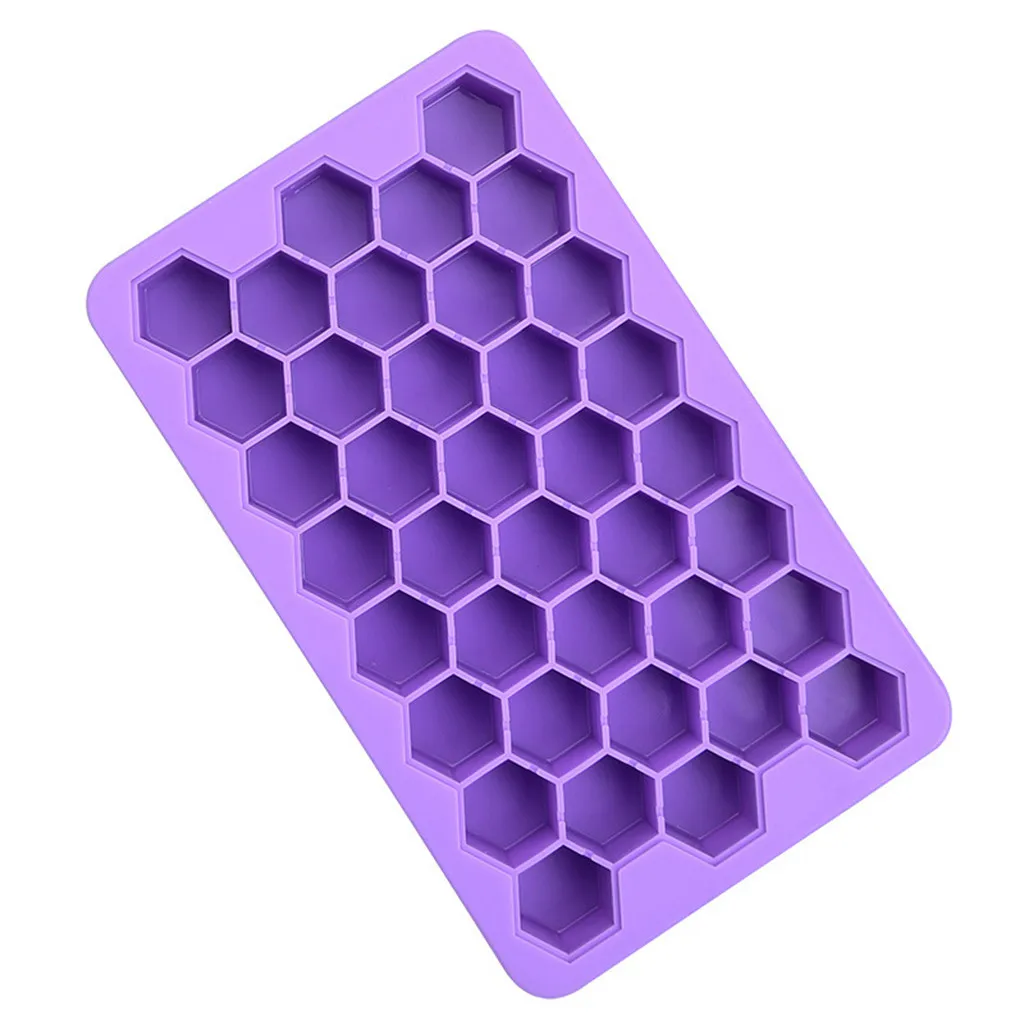 Pudding Cake Chocolate Ice Tray Mold Mould Silicone Honeycomb Shape Jelly hot sale mold decoration molds kitchen tools 19Jun18