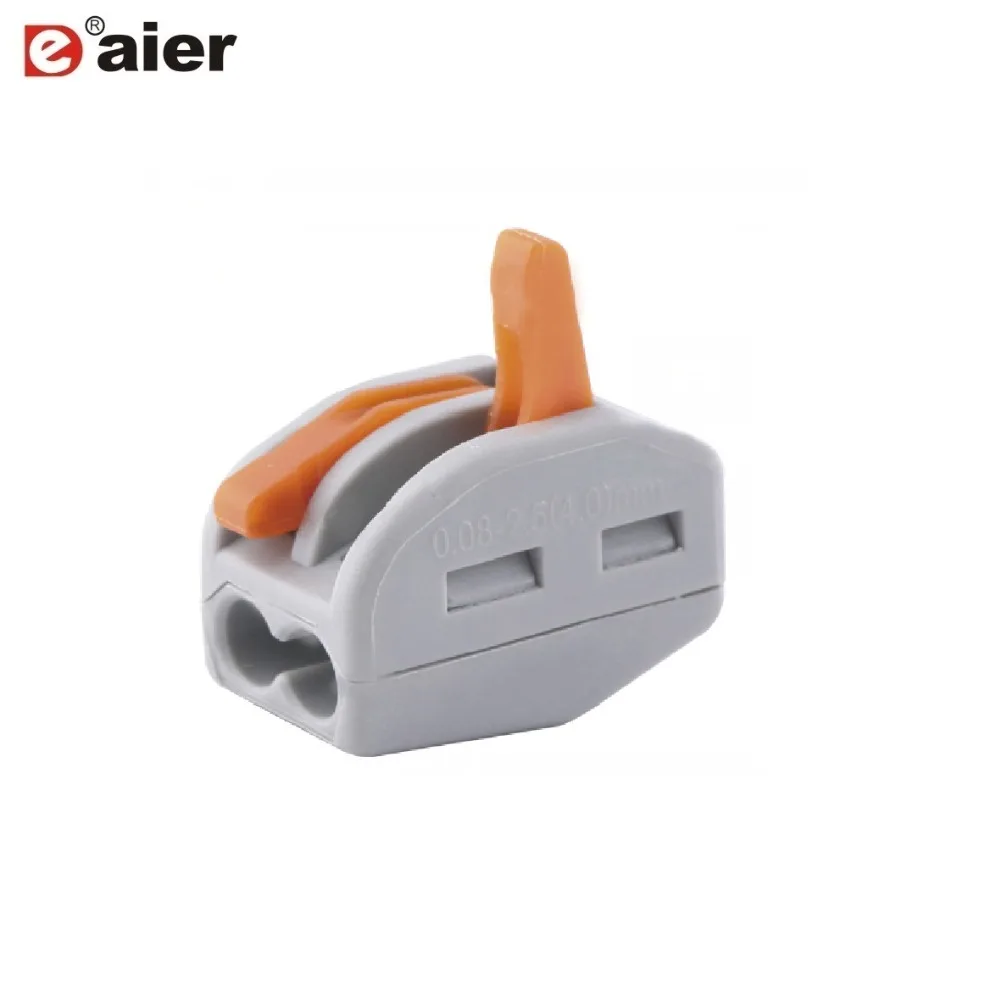 

10PCS WAGO 222 Push-in Terminal Block Conductor Compact Connector 2/3/5 Poles Replace Universal Compact Wiring
