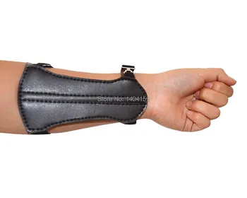 

1 piece popular archery protective arm guards adjustable with two belts