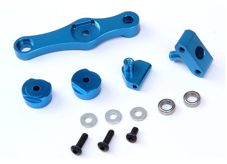 CNC металлический сервопривод дросселя Arm Kit(17 T/15 T) для 1/5 RC автомобилей ROVAN LT Losi 5ive-T Kingmotor X2 Ddt ③ гоночный грузовик Rc запчасти для автомобилей