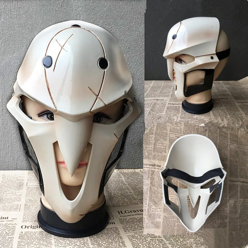 Over watch OW Glow Soldier 76 Weapon Mask Cosplay LED Light Prop John