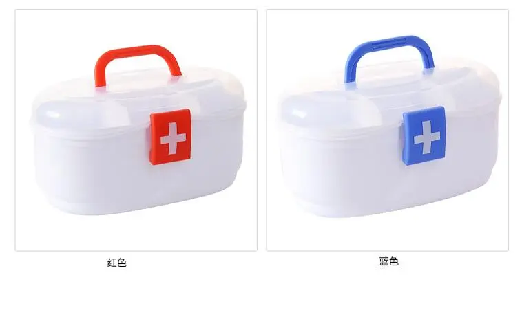 Multi-medicine box family children first aid kit medicine storage box medical box home small medical box Multi-medicine box family children first aid kit medicine storage box medical box home small medical box