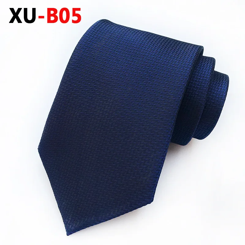 Новые мужские модные галстуки Пейсли классические цветочные полосатые клетчатые жаккардовые галстуки деловые роскошные галстуки для свадебной вечеринки - Цвет: XU-B05