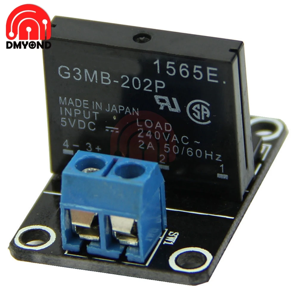 G3MB 202P 5V DC 1CH 1 канальная твердотельная плата релейного модуля для Arduino