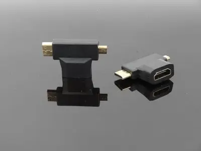 3 в 1 микро HDMI мужской+ мини HDMI Мужской к HDMI 1,4 женский кабель адаптер конвертер для HDTV 1080P HDMI кабели