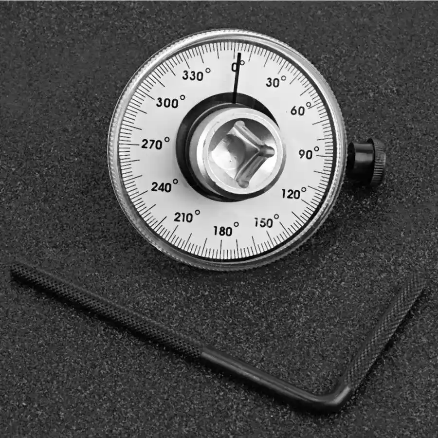 Car Measurement Tool 1//2inch Drive Torque Wrench Gauge Car Angle Rotation Ratchet Measurement Tool Kit