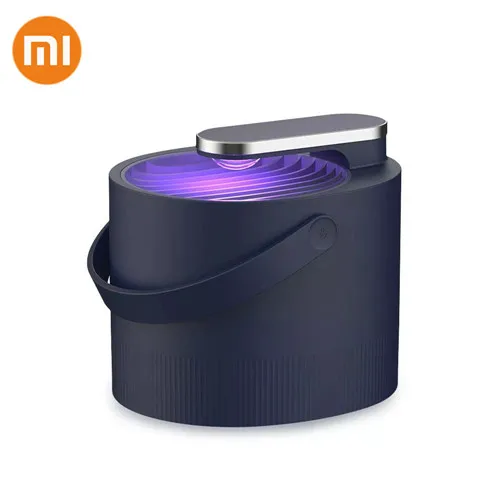 Новейший Xiaomi Mijia Mosquito Killer лампа USB Электрический фотокаталитический репеллент против комаров лампа для уничтожения насекомых Ловушка УФ умный свет - Цвет: Черный