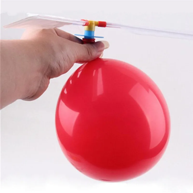 10 шт./лот, забавный традиционный классический звук, воздушный шар, вертолет, детская игра, летающие игрушки, мяч для улицы, детская спортивная забавная игрушка