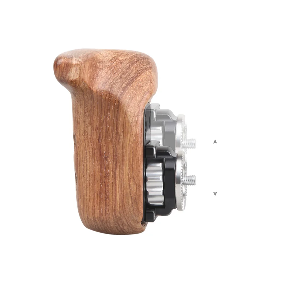  SmallRig Left Side Wooden Grip with Arri Rosette For DSLR Camera Handle Grip Adjustable Quick Relea