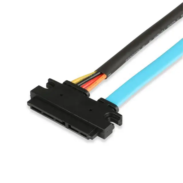 ПК DIY SATA 7 + 15 Pin Combo SATA3 источник питания 2 в 1 кабель для передачи данных провод линия