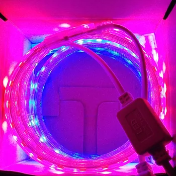 

Full Spectrum LED Grow Strips, 220V 5050 Chip 60leds/m For Seedlings Hydroponic Plants LED Grow Lights For Grow Tent Lighting