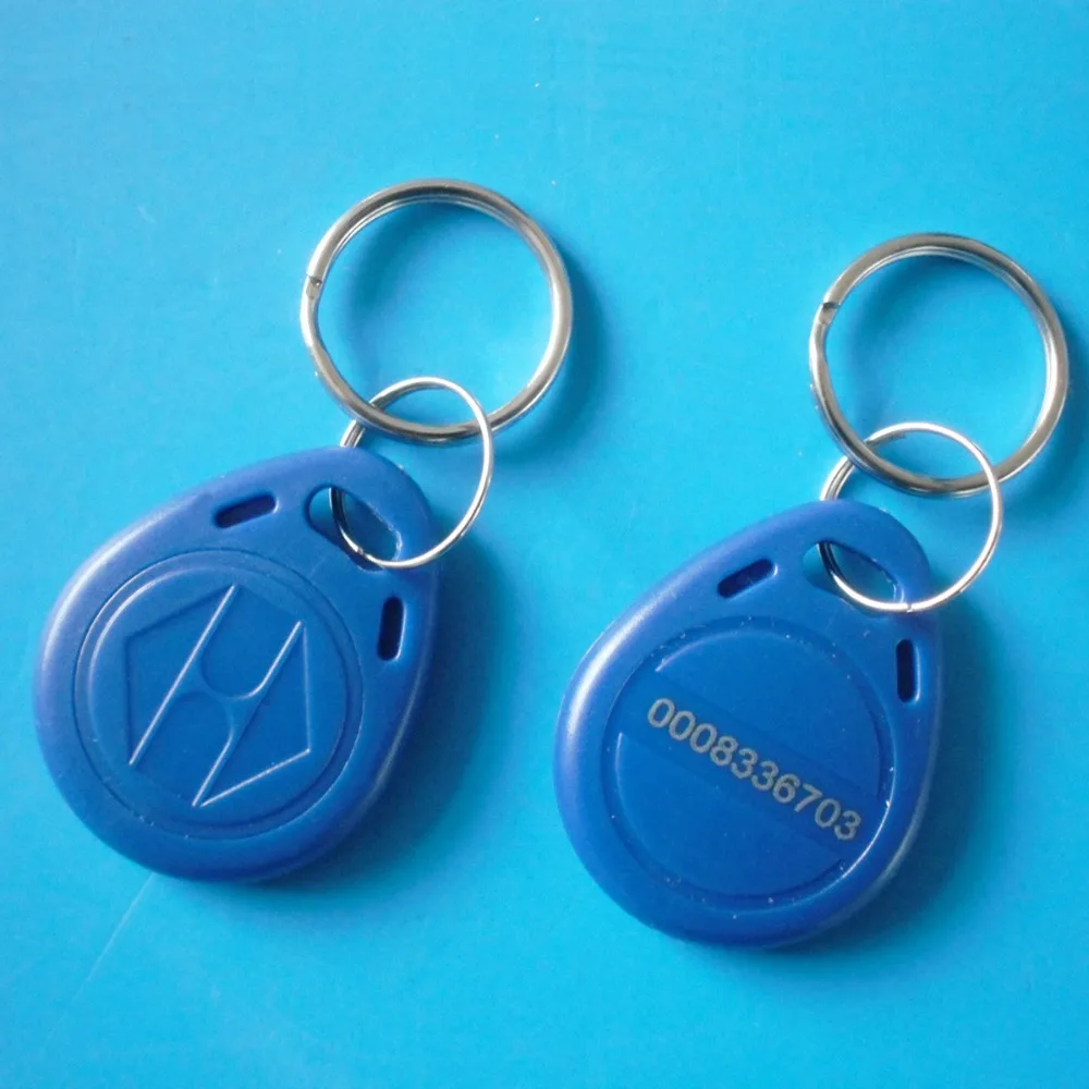 KT02 RFID брелки жетон метки брелоки брелок ID карта чтение и флэш 125 кГц с чипом