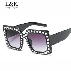 Длинные Хранитель Роскошные Для женщин Солнцезащитные очки для женщин с бриллиантом мода негабаритных квадратные Защита от солнца Очки