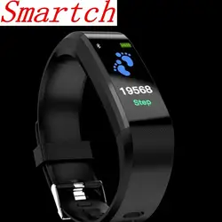 Smartch ID115HR PLUS умный спортивный браслет с монитором сердечного ритма фитнес-трекер часы для Xiaomi Phone pk S2