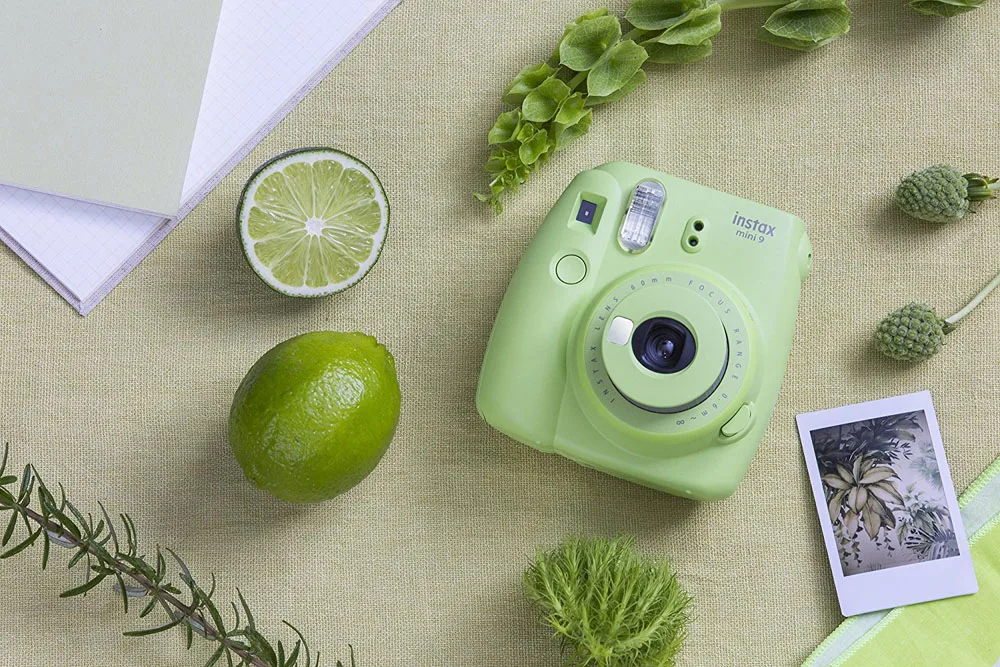 Оригинальная камера моментальной печати Fuji Fujifilm Instax Mini 9, компактная Обычная фотокамера для фотосъемки, подарочная бумага