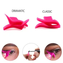 Силиконовая подводка для глаз с крылом, штамп, форма для хвоста, печать крыла, подводка для глаз, штамп, легко носить, портативные косметические инструменты для макияжа