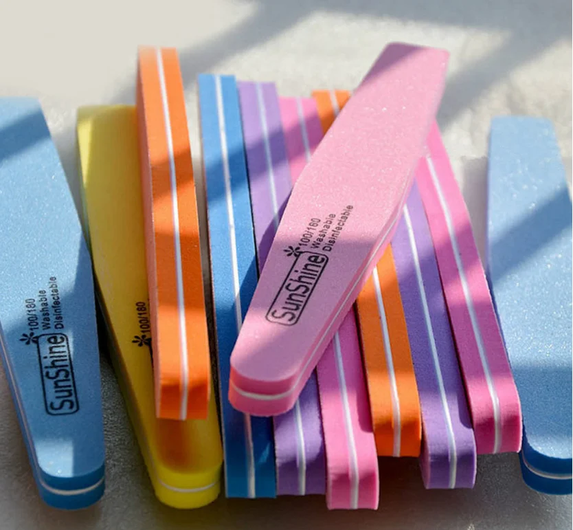 

Nail Files A Nail File Buff Manicure Tools Grinding Nail Files Sponge Nail Sandpaper Strip Polishing Tool random