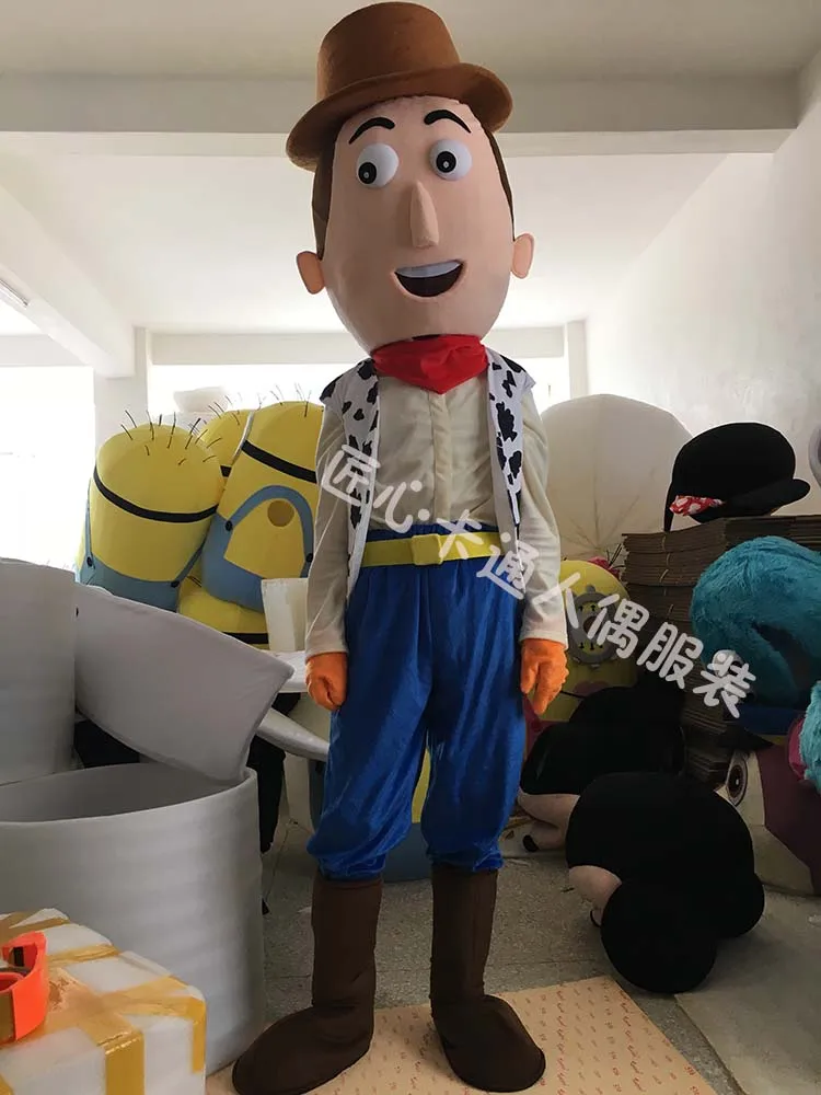 

Sherif Woody Mascot Cartoon Character Woody Jack Cosplay Mascot Costumes Cowboy Cosplay Theme Mascotte Carnival Costume Adult