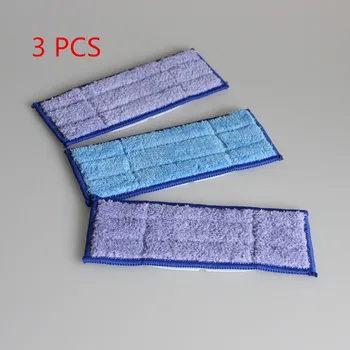 

High Quality 3pcs/Lot Microfiber Washable wet & damp & dry sweeping Pad mopping pads for iRobot Braava Jet 240 Free Post