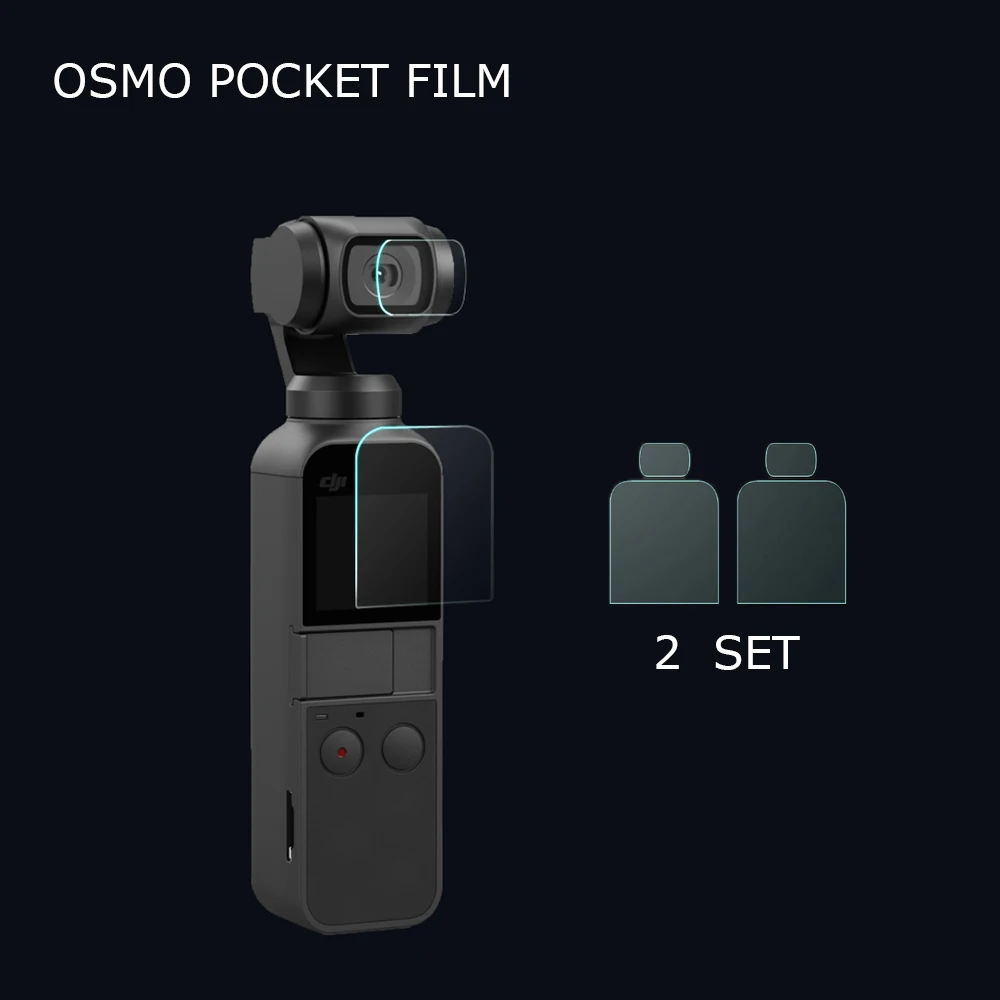 

2 Pack OSMO Pocket Screen Protection Film+Lens Protection Film for DJI OSMO Pocket Protector Accessories