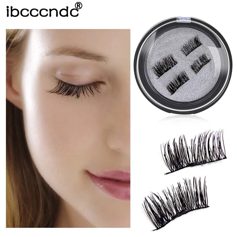 4 Pcs/Pair Single False Fake Eyelashes Eye Lashes