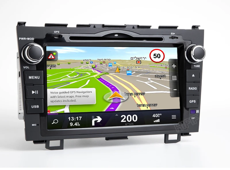 Clearance IPS 1024*600 Car Radio Multimedia Player 8" Android9.0 Auto DVD Radio navigation for Honda CRV 2007-2011 stereo wifi navi gps 12