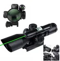 Caça Rifle Escopo Vermelho & Verde Iluminado Crosshair Sniper Gun Óptica Mira Riflescopes Eletro Ponto Vista 2.5-10x40e 14 Cheap Lunetas Riflescopes