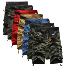 Мужские шорты Карго, крутые, камуфляжные, летние,, хлопковые, повседневные, мужские, короткие штаны, удобная брендовая одежда, камуфляжные, мужские шорты Карго