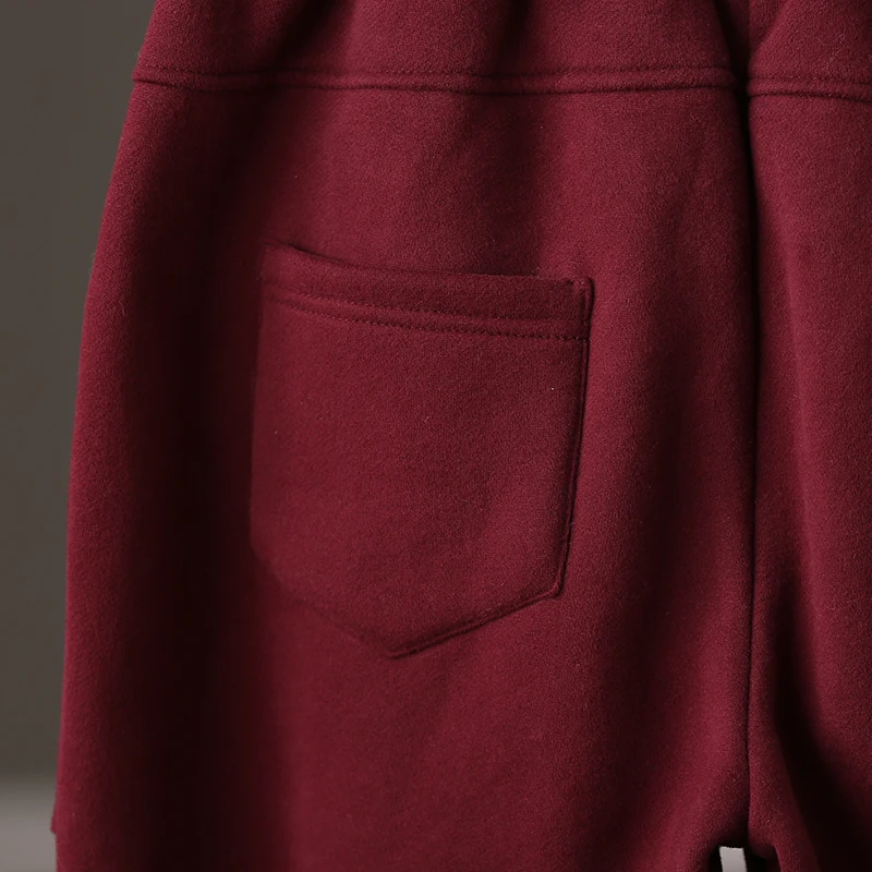 Femmes K982b Pantalon Coréenne Version Black Et Élastique Lâche De Blue Épais purple Hiver Taille the n8nxrv5w