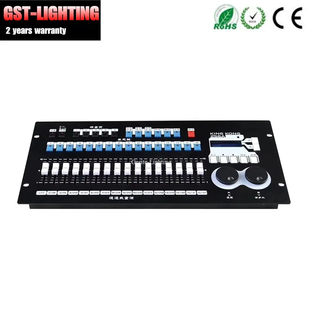 Iluminação de Palco Original 2018 Kingkong Kk 256 Controlador 256 Canais Dmx Profissional 4 DMX Iluminação de Palco Profissional