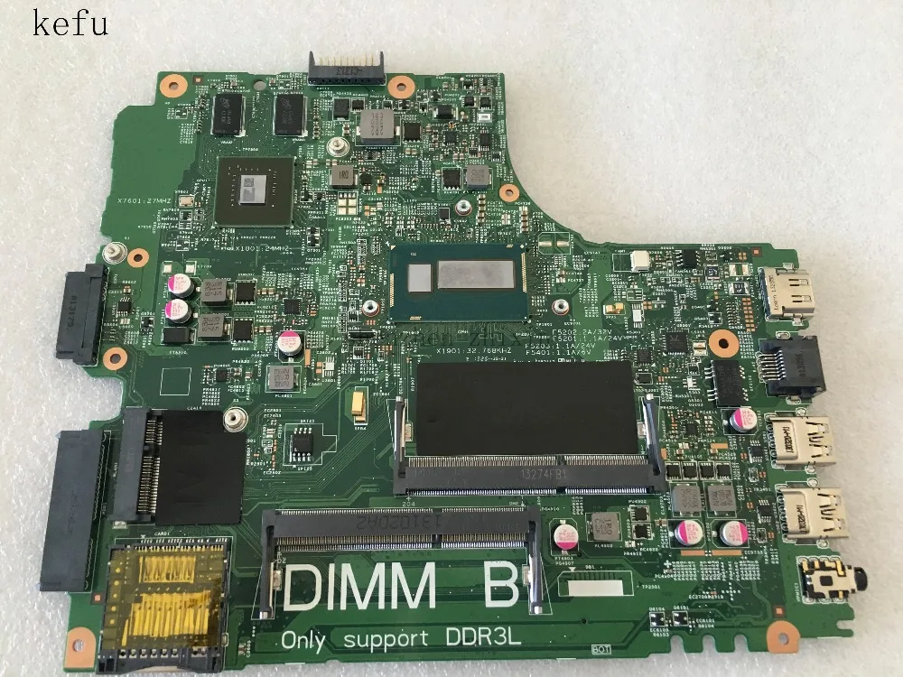 Для Dell Inspiron 3437 5437 материнская плата для ноутбука 08RVFX CN SR16Q I3 4010U с графической