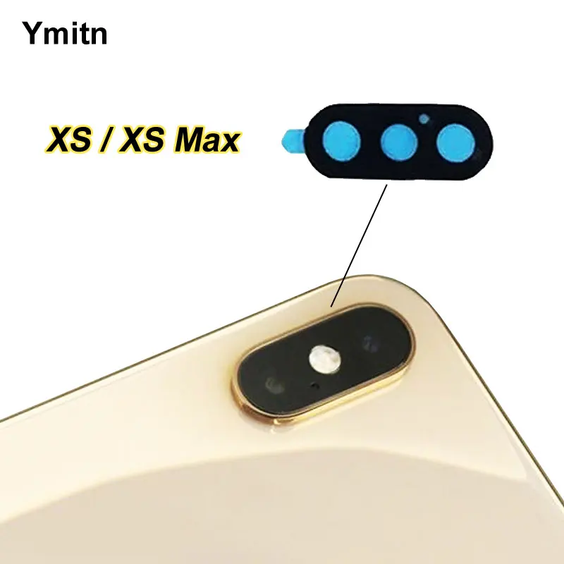 New Ymitn Housing Back Rear Camera Lens Glass Cover For iPhone XS XS