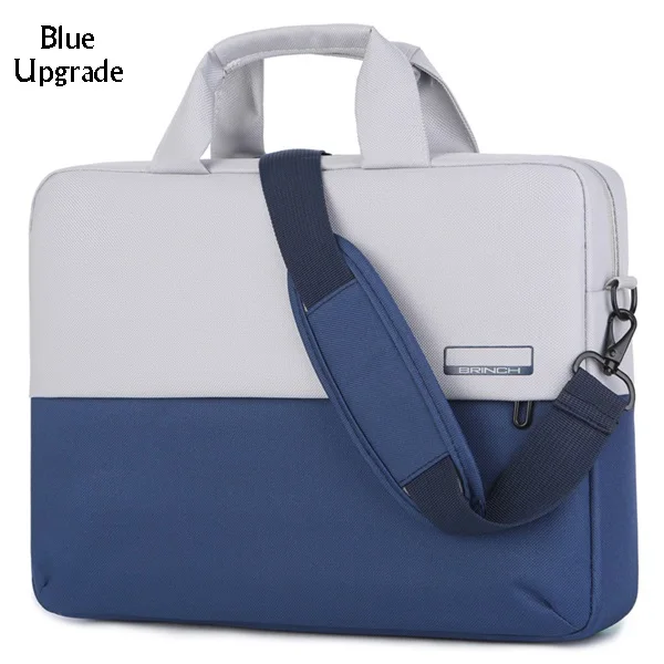 Новая модная сумка для ноутбука 15,6 15 14 13,3 дюймов водонепроницаемая Мужская и женская сумка для компьютера сумка-мессенджер - Цвет: Blue upgrade