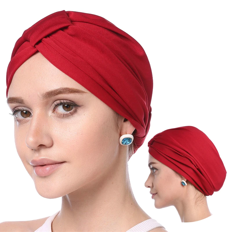 Fashionable Turban hat Hijab Bonnet Cap