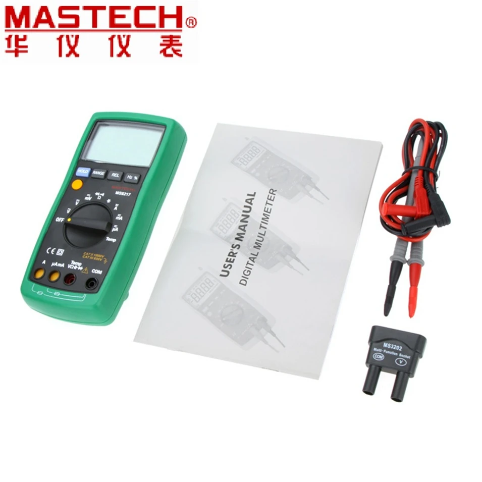1pcs-MASTECH-MS8217-Digital-Multimeter-Meter-AC-DC-Voltage-Current-Resistance-Capacitance-Tester-with-Temperature-Measurement (3)