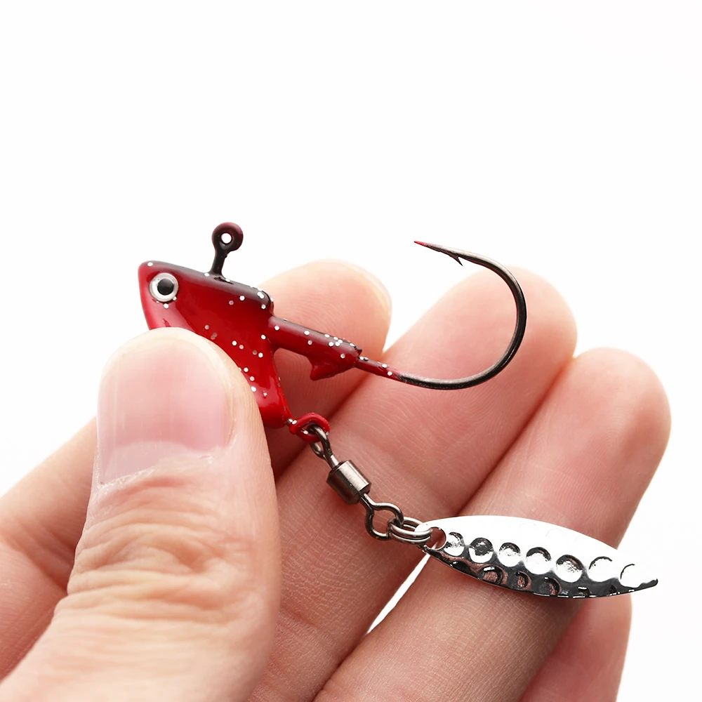 1PC Metal Jigs Fishhook Fishing Lures Sinking Spoons Micro Jigging Head Tackle Baits Fish Tools Accessories 3.5g/7g/10g/14g