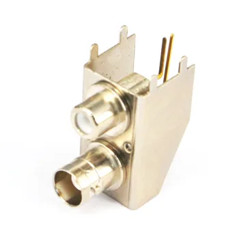 

10 Pieces DOUBLE BNC FEMALE CHASSIS MOUNT PC BOARD BNC FEMALE and RCA FEMALE for PC BOARD Connector