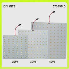 Новое поступление; комплекты Сделай Сам 2 года гарантии 5730SMD 20 Вт, 30 Вт, 40 Вт, светодиодный панельный светодиодный Квадратная тарелка PCB светодиодный techo светильники 220V 230V 240V