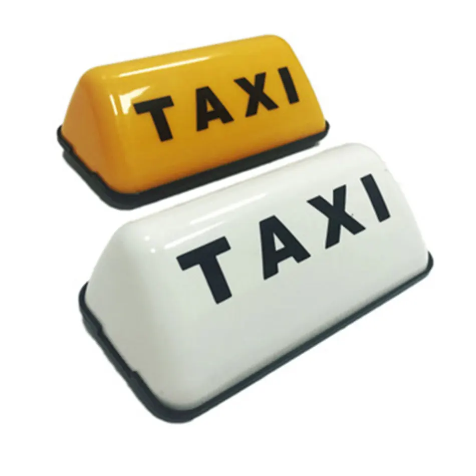 Универсальный светодиодный светильник на крышу такси, DC 12 В, 3 Вт, водонепроницаемый желтый/белый индикатор, автомобильная кабина, верхний светильник, декоративный светильник для автомобиля