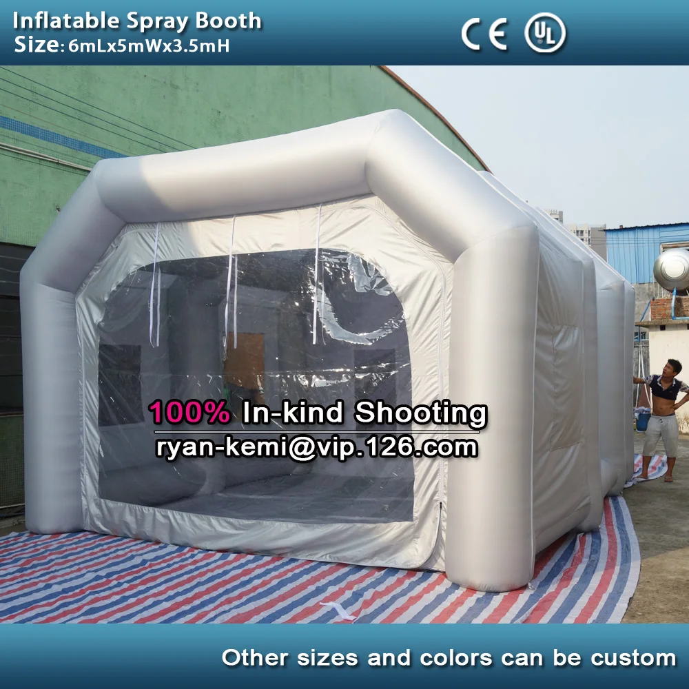 6mlx5mwx3.5mh Inflatable Spray Booth Inflatable Car Paint Booth Tent