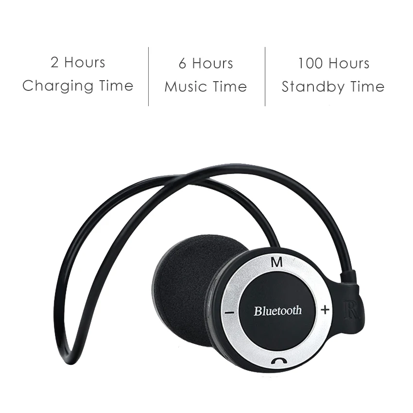 Aimitek Беспроводные спортивные наушники с шейным ремешком Bluetooth стереонаушники