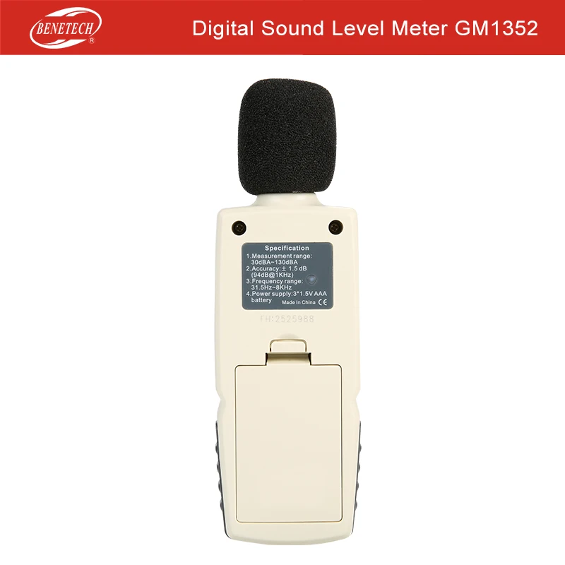 BENETECH цифровой измеритель уровня звука дБ измеритель шума звуковое устройство цифровой диагностический инструмент автомобильный GM1352