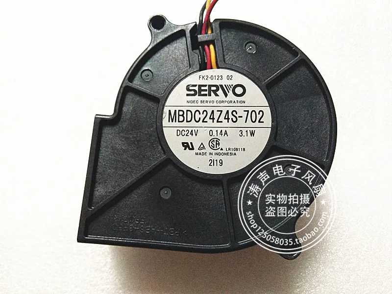 Серво 7530 MBDC24Z4S-702 24 V 0.14A 3,1 W 3-провод turbo Вентилятор