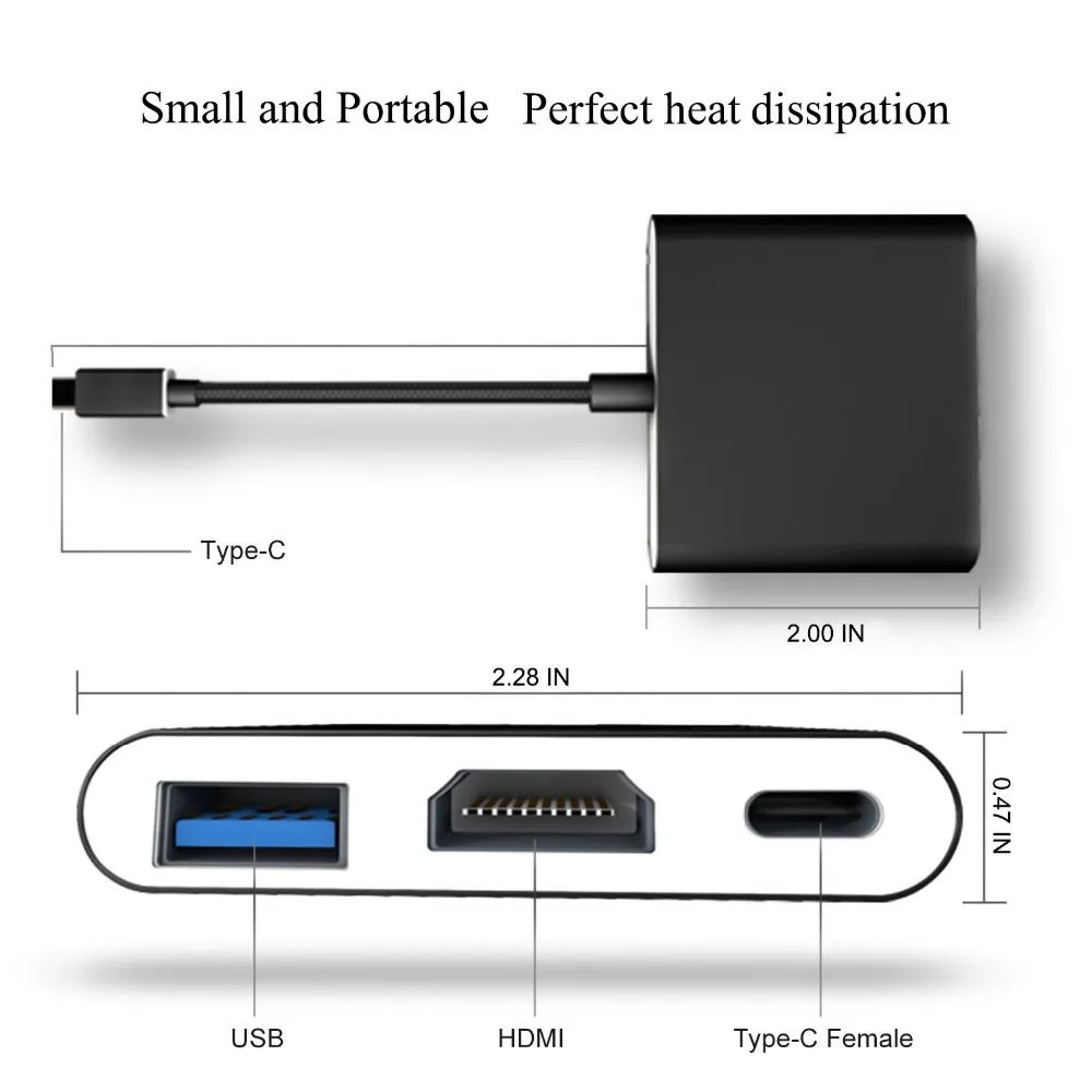 Деловая док станция для NS Switch USB Type C в HDMI адаптер Nintendo HUB конвертировать Macbook Samsung
